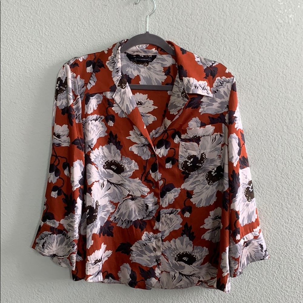 Zara Silk Blouse